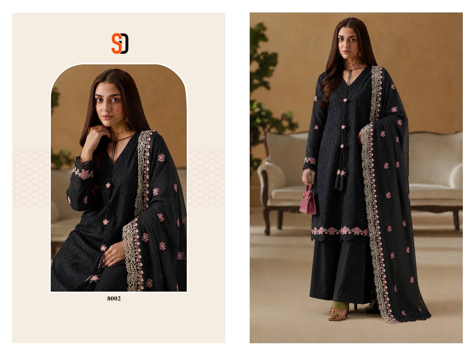 ELAF PREMIUM VOL 01 By SHRADDHA DESIGNER 8001 To 8006 Series Designer Suits Heavy linen Pakistani Dresses At Wholesale Price